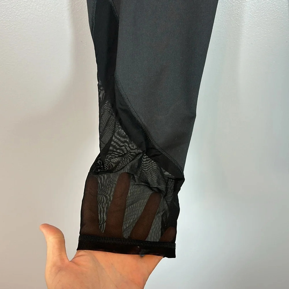 ZELOS Curvy Cropped Leggings Fruit and Mesh Details Women’s Size 1X - Picture 4 of 6